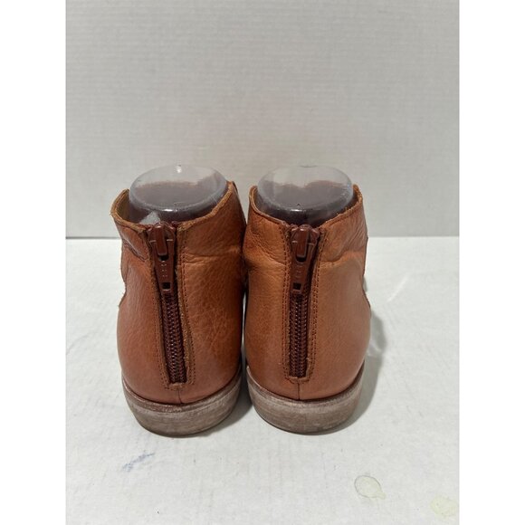 FREE PEOPLE Wanderlust Braided T-strap Flat In Brown Leather size 38 - Picture 4 of 8